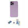 MARSİLYAN™- iPhone 12 Pro Max Kılıf Çekirdek Modern Serisi - Şeffaf Royal Nano Ekran Koruyucu + Shine Kamera Lens Koruma Cam - GD