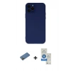 MARSİLYAN™- iPhone 12 Pro Max Kılıf Çekirdek Modern Serisi - Şeffaf Royal Nano Ekran Koruyucu + Shine Kamera Lens Koruma Cam - GD