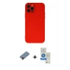 MARSİLYAN™- iPhone 12 Pro Max Kılıf Çekirdek Modern Serisi - Şeffaf Royal Nano Ekran Koruyucu + Metal Kamera Lens Koruma Cam - KI