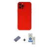 MARSİLYAN™- iPhone 12 Pro Max Kılıf Çekirdek Modern Serisi - Şeffaf Royal Nano Ekran Koruyucu + Metal Kamera Lens Koruma Cam - GD