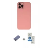 MARSİLYAN™- iPhone 12 Pro Max Kılıf Çekirdek Modern Serisi - Şeffaf Royal Nano Ekran Koruyucu + Metal Kamera Lens Koruma Cam - GD