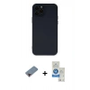 MARSİLYAN™- iPhone 12 Pro Max Kılıf Çekirdek Modern Serisi - Şeffaf Royal Nano Ekran Koruyucu + Metal Kamera Lens Koruma Cam - KI