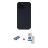 MARSİLYAN™- iPhone 12 Pro Max Kılıf Çekirdek Modern Serisi - Şeffaf Royal Nano Ekran Koruyucu + Renkli Kamera Lens Koruma Cam - PE