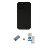 MARSİLYAN™- iPhone 12 Pro Max Kılıf Çekirdek Modern Serisi - Şeffaf Royal Nano Ekran Koruyucu + Shine Kamera Lens Koruma Cam - SH
