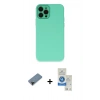 MARSİLYAN™- iPhone 12 Pro Max Kılıf Çekirdek Modern Serisi - Şeffaf Royal Nano Ekran Koruyucu + Shine Kamera Lens Koruma Cam - SH