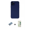 MARSİLYAN™- iPhone 12 Pro Max Kılıf Çekirdek Modern Serisi - Siyah 20D Premium Cam Ekran Koruyucu + Shine Kamera Lens Koruma Cam - GS