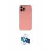MARSİLYAN™- iPhone 12 Pro Max Kılıf Çekirdek Modern Serisi - Siyah 3D Antistatik Seramik Nano Ekran Koruyucu