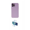 MARSİLYAN™- iPhone 12 Pro Max Kılıf Çekirdek Modern Serisi - Siyah 3D Antistatik Seramik Nano Ekran Koruyucu