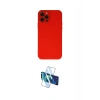 MARSİLYAN™- iPhone 12 Pro Max Kılıf Çekirdek Modern Serisi - Siyah 3D Antistatik Seramik Nano Ekran Koruyucu
