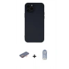 MARSİLYAN™- iPhone 12 Pro Max Kılıf Çekirdek Modern Serisi - Siyah Joko Magic 5D Cam + Renkli Kamera Lens Koruma Cam - TU