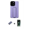 MARSİLYAN™- iPhone 12 Pro Max Kılıf Çekirdek Yansıma - Şeffaf 360 Full Body Arka Koruyucu + Metal Kamera Lens Koruma Cam - GD