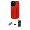 MARSİLYAN™- iPhone 12 Pro Max Kılıf Çekirdek Yansıma - Şeffaf 360 Full Body Arka Koruyucu + Metal Kamera Lens Koruma Cam - GD