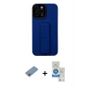 MARSİLYAN™- iPhone 12 Pro Max Kılıf Çekirdek Yansıma - Şeffaf Royal Nano Ekran Koruyucu + Shine Kamera Lens Koruma Cam - GI