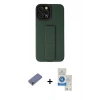 MARSİLYAN™- iPhone 12 Pro Max Kılıf Çekirdek Yansıma - Şeffaf Royal Nano Ekran Koruyucu + Metal Kamera Lens Koruma Cam - GD