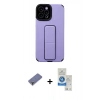 MARSİLYAN™- iPhone 12 Pro Max Kılıf Çekirdek Yansıma - Şeffaf Royal Nano Ekran Koruyucu + Metal Kamera Lens Koruma Cam - GD