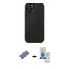 MARSİLYAN™- iPhone 12 Pro Max Kılıf Çekirdek Yansıma - Şeffaf Royal Nano Ekran Koruyucu + Metal Kamera Lens Koruma Cam - GD