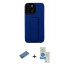 MARSİLYAN™- iPhone 12 Pro Max Kılıf Çekirdek Yansıma - Şeffaf Royal Nano Ekran Koruyucu + Shine Kamera Lens Koruma Cam - GD
