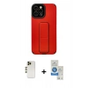 MARSİLYAN™- iPhone 12 Pro Max Kılıf Çekirdek Yansıma - Şeffaf Royal Nano Ekran Koruyucu + Gold Shine Kamera Lens