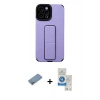 MARSİLYAN™- iPhone 12 Pro Max Kılıf Çekirdek Yansıma - Şeffaf Royal Nano Ekran Koruyucu + Shine Kamera Lens Koruma Cam - GS