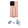 MARSİLYAN™- iPhone 12 Pro Max Kılıf Çekirdek Yansıma - Şeffaf Royal Nano Ekran Koruyucu + Metal Kamera Lens Koruma Cam - KI