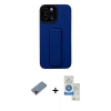 MARSİLYAN™- iPhone 12 Pro Max Kılıf Çekirdek Yansıma - Şeffaf Royal Nano Ekran Koruyucu + Metal Kamera Lens Koruma Cam - KI