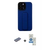 MARSİLYAN™- iPhone 12 Pro Max Kılıf Çekirdek Yansıma - Şeffaf Royal Nano Ekran Koruyucu + Renkli Kamera Lens Koruma Cam - MI