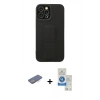 MARSİLYAN™- iPhone 12 Pro Max Kılıf Çekirdek Yansıma - Şeffaf Royal Nano Ekran Koruyucu + Renkli Kamera Lens Koruma Cam - MI