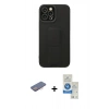MARSİLYAN™- iPhone 12 Pro Max Kılıf Çekirdek Yansıma - Şeffaf Royal Nano Ekran Koruyucu + Renkli Kamera Lens Koruma Cam - PE