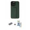 MARSİLYAN™- iPhone 12 Pro Max Kılıf Çekirdek Yansıma - Şeffaf Royal Nano Ekran Koruyucu + Renkli Kamera Lens Koruma Cam - TU