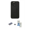 MARSİLYAN™- iPhone 12 Pro Max Kılıf Çekirdek Yansıma - Şeffaf Royal Nano Ekran Koruyucu + Renkli Kamera Lens Koruma Cam - SI