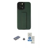 MARSİLYAN™- iPhone 12 Pro Max Kılıf Çekirdek Yansıma - Şeffaf Royal Nano Ekran Koruyucu + Renkli Kamera Lens Koruma Cam - SI