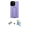 MARSİLYAN™- iPhone 12 Pro Max Kılıf Çekirdek Yansıma - Şeffaf Royal Nano Ekran Koruyucu + Shine Kamera Lens Koruma Cam - SABE