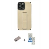 MARSİLYAN™- iPhone 12 Pro Max Kılıf Çekirdek Yansıma - Şeffaf Royal Nano Ekran Koruyucu + Shine Kamera Lens Koruma Cam - SABE