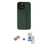 MARSİLYAN™- iPhone 12 Pro Max Kılıf Çekirdek Yansıma - Şeffaf Royal Nano Ekran Koruyucu + Shine Kamera Lens Koruma Cam - SABE