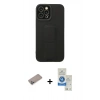 MARSİLYAN™- iPhone 12 Pro Max Kılıf Çekirdek Yansıma - Şeffaf Royal Nano Ekran Koruyucu + Shine Kamera Lens Koruma Cam - SABE