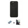 MARSİLYAN™- iPhone 12 Pro Max Kılıf Çekirdek Yansıma - Şeffaf Temperli Cam Ekran Koruyucu + Shine Kamera Lens Koruma Cam - GI