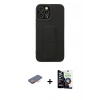 MARSİLYAN™- iPhone 12 Pro Max Kılıf Çekirdek Yansıma - Şeffaf Temperli Cam Ekran Koruyucu + Renkli Kamera Lens Koruma Cam - TU
