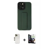 MARSİLYAN™- iPhone 12 Pro Max Kılıf Çekirdek Yansıma - Şeffaf Temperli Cam Ekran Koruyucu + Shine Kamera Lens - GD
