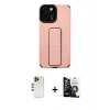 MARSİLYAN™- iPhone 12 Pro Max Kılıf Çekirdek Yansıma - Şeffaf Temperli Cam Ekran Koruyucu + Shine Kamera Lens - GD