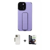 MARSİLYAN™- iPhone 12 Pro Max Kılıf Çekirdek Yansıma - Şeffaf Temperli Cam Ekran Koruyucu + Shine Kamera Lens - GD