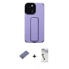 MARSİLYAN™- iPhone 12 Pro Max Kılıf Çekirdek Yansıma - Şeffaf Uv Polymer Nano Ekran Koruyucu + Metal Kamera Lens Koruma Cam - GD