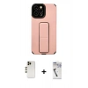 MARSİLYAN™- iPhone 12 Pro Max Kılıf Çekirdek Yansıma - Şeffaf Uv Polymer Nano Ekran Koruyucu + Shine Kamera Lens - GD