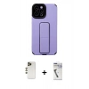 MARSİLYAN™- iPhone 12 Pro Max Kılıf Çekirdek Yansıma - Şeffaf Uv Polymer Nano Ekran Koruyucu + Shine Kamera Lens - GD