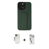 MARSİLYAN™- iPhone 12 Pro Max Kılıf Çekirdek Yansıma - Şeffaf Uv Polymer Nano Ekran Koruyucu + Shine Kamera Lens - GD