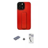 MARSİLYAN™- iPhone 12 Pro Max Kılıf Çekirdek Yansıma - Şeffaf Uv Polymer Nano Ekran Koruyucu + Renkli Kamera Lens Koruma Cam - MI