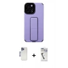MARSİLYAN™- iPhone 12 Pro Max Kılıf Çekirdek Yansıma - Şeffaf Uv Polymer Nano Ekran Koruyucu + Shine Kamera Lens - LT