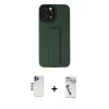 MARSİLYAN™- iPhone 12 Pro Max Kılıf Çekirdek Yansıma - Şeffaf Uv Polymer Nano Ekran Koruyucu + Shine Kamera Lens - LT