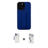 MARSİLYAN™- iPhone 12 Pro Max Kılıf Çekirdek Yansıma - Şeffaf Uv Polymer Nano Ekran Koruyucu + Shine Kamera Lens - LT