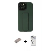 MARSİLYAN™- iPhone 12 Pro Max Kılıf Çekirdek Yansıma - Şeffaf Uv Polymer Nano Ekran Koruyucu + Shine Kamera Lens Koruma Cam - SABE
