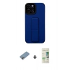 MARSİLYAN™- iPhone 12 Pro Max Kılıf Çekirdek Yansıma - Siyah 20D Premium Cam Ekran Koruyucu + Shine Kamera Lens Koruma Cam - GI